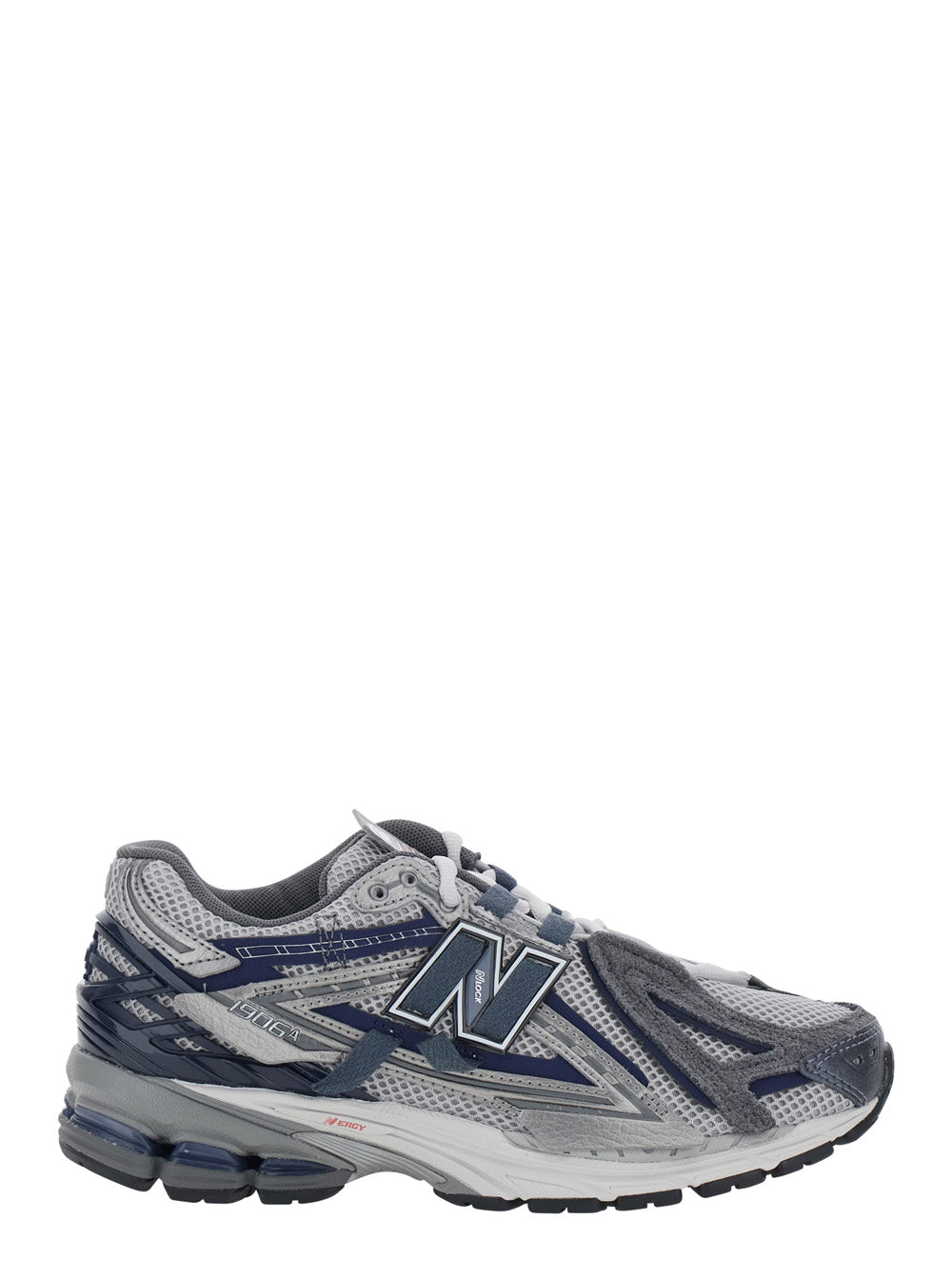 Blue Sneakers 1906A with Mesh Upper and Rubber Sole in Synthetic Fabric for Men Blu Synthetic/mesh