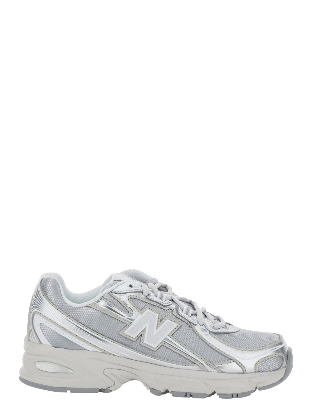 Sneakers 740 Metallic with Synthetic Leather Details for Women Synthetic/mesh