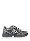 Grey Sneakers with Metallic Details and logo patch on the side in tech fabric for men Synthetic/mesh