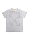 White T-Shirt ARROW PAINT TEE S-S with Front Print in Mens Cotton Tshirts And Polo Shirts