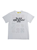 White T-shirt with logo on the front and prints back in Cotton for Kids Tshirts Polo Shirts