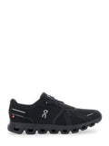 Cloud 6 Black Low Top Sneakers With Mesh Details And Logo On The Side Tech Fabric Man