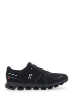 Cloud 6 Black Low Top Sneakers With Mesh Details And Logo On The Side Tech Fabric Man - IT 45