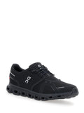 Cloud 6 Black Low Top Sneakers With Mesh Details And Logo On The Side Tech Fabric Man - IT 45