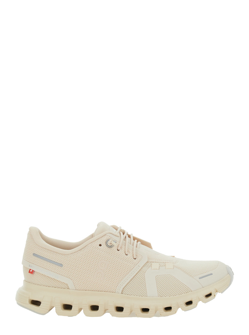 Sneaker Cloud 6 Low Top With Mesh Inserts And Logo On The Side Beige Tech Fabric For Women - IT 37