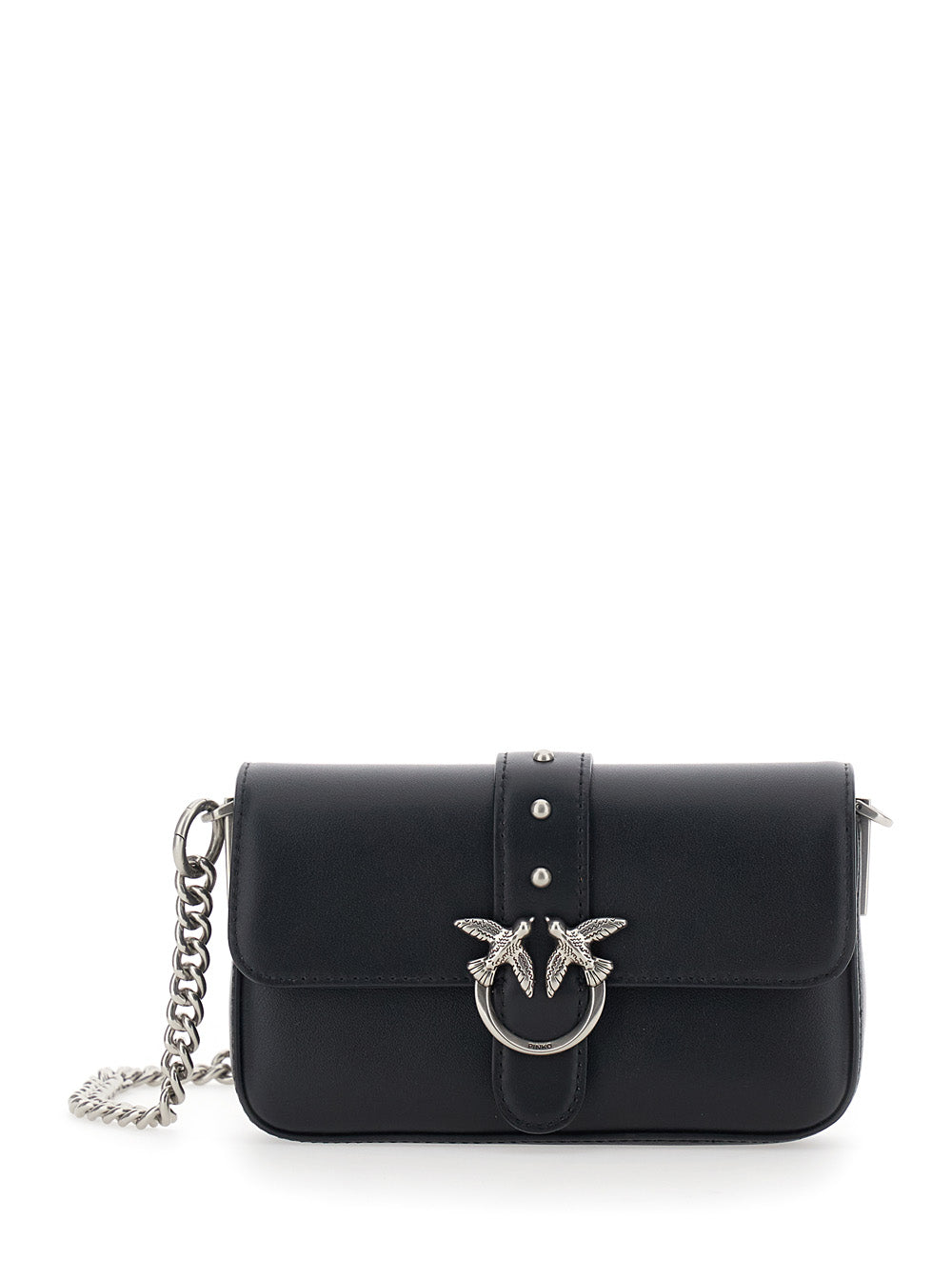 Shoulder Bag Love One Slouchy Baby Black Leather For Women