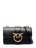 Shoulder Bag Mini Love Icon with Black Leather Logo Patch for Women Polyurethane