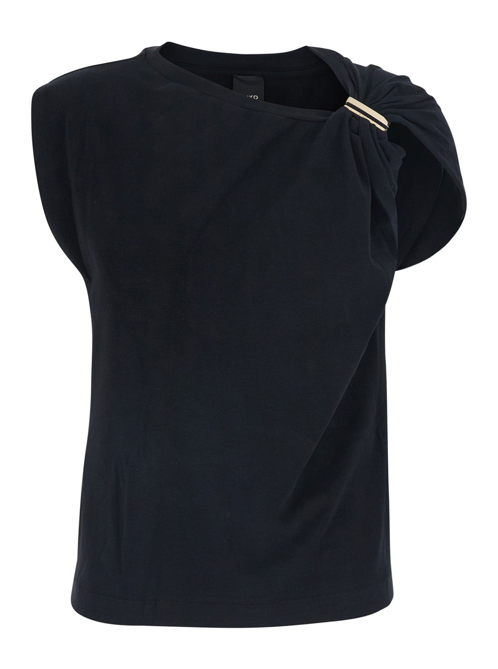 MELODY BLACK Sweater with Long Sleeves for Women Cotton Elastane Tops