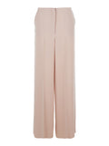Limoncello Pants with Hidden Front Closure in Pink Tech Fabric for Women Acetate Polyester Trousers