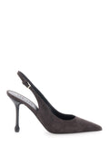 Pumps With 90mm Heel Brown Suede For Women Heels