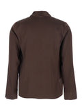 V-Neck Dress in Viscose Blend Brown Women Shirts And Blouses