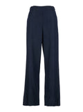 blue Pants with semi-elasticated waist in tech fabric woman Blu Tencel Trousers