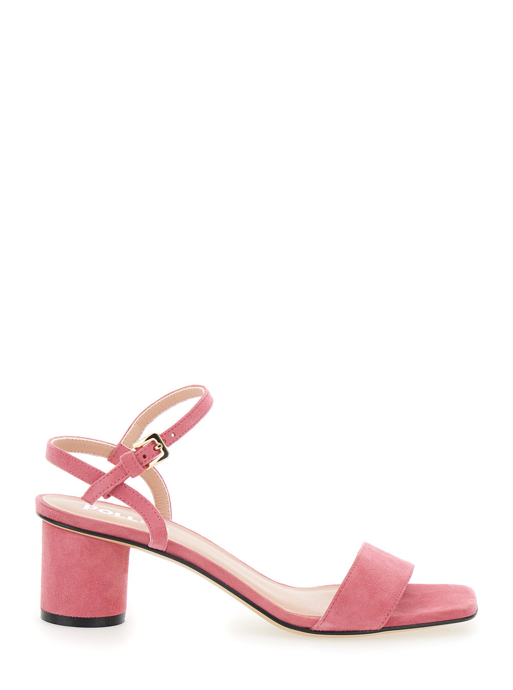 Block Heel Sandal BLOCH - Elegant Design In Leather Women Pink Heels