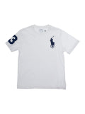White Pony T-Shirt with Front Embroidery in Cotton for Kids Tshirts And Polo Shirts