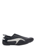 Black Mostro Moove Sneakers Without Laces With Logo On The Back Tech Fabric Unisex