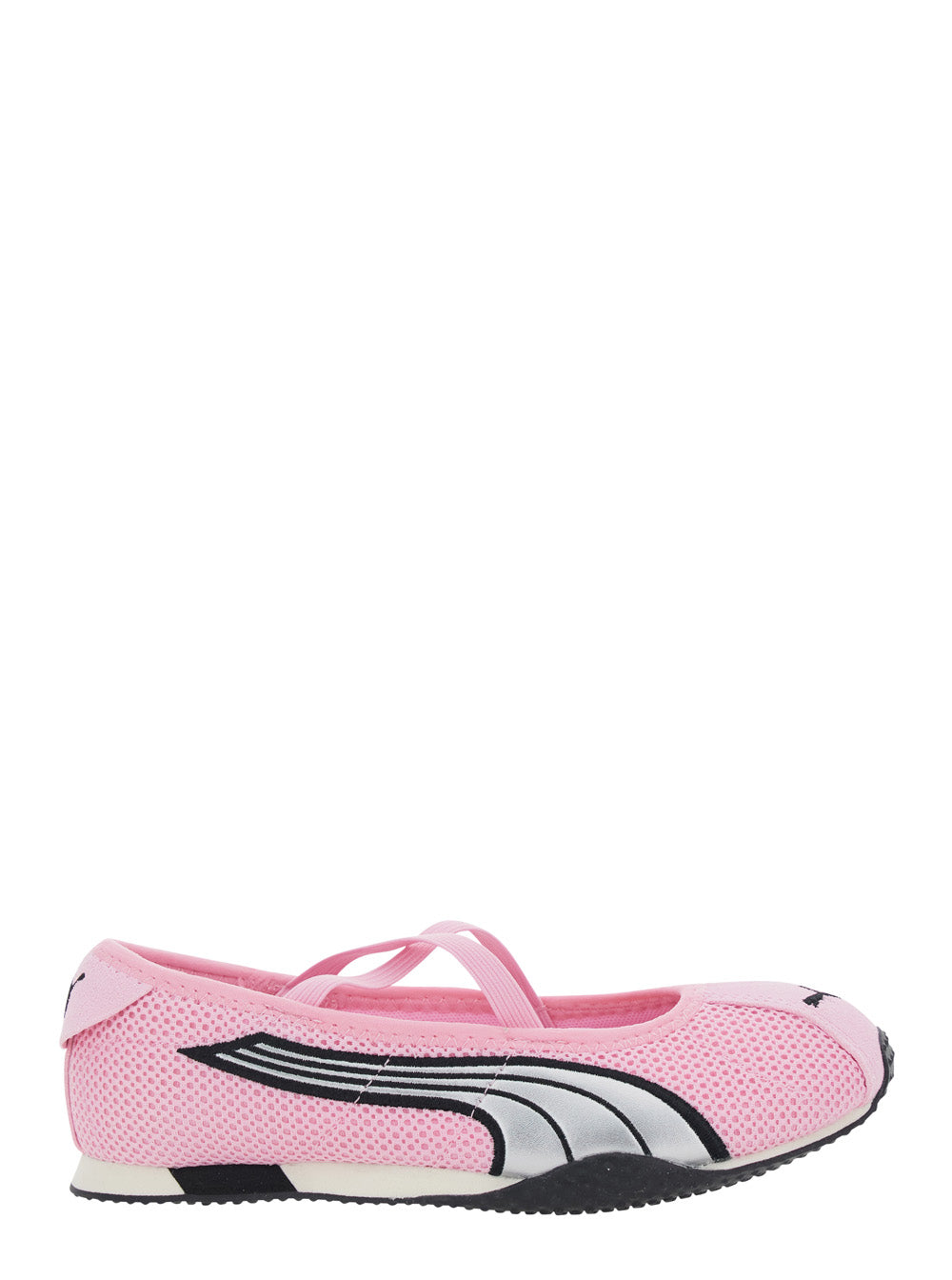 H Street Ballet Puma Shoes Pink Leather Women Ballerinas