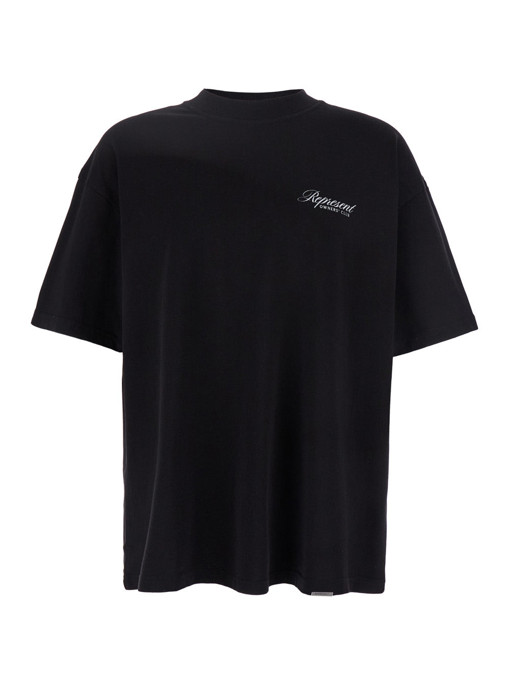 T-Shirt Owners Club Black with Front and Back Print in Cotton for Men Tshirts Polo Shirts