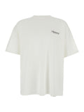 T-Shirt Owners Club Crew Neck with Front and Back Print in White Cotton for Men Tshirts Polo Shirts
