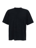 Mens Black Brad Crew Neck T-Shirt in Cotton Tshirts And Polo Shirts