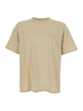 T-Shirt Brad Beige with Crew Neck and Short Sleeves in Cotton for Men Tshirts Polo Shirts