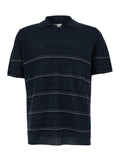 Riga Cotone - Blue T-Shirt With Round Neck And Short Sleeves For Men Blu Tshirts Polo Shirts
