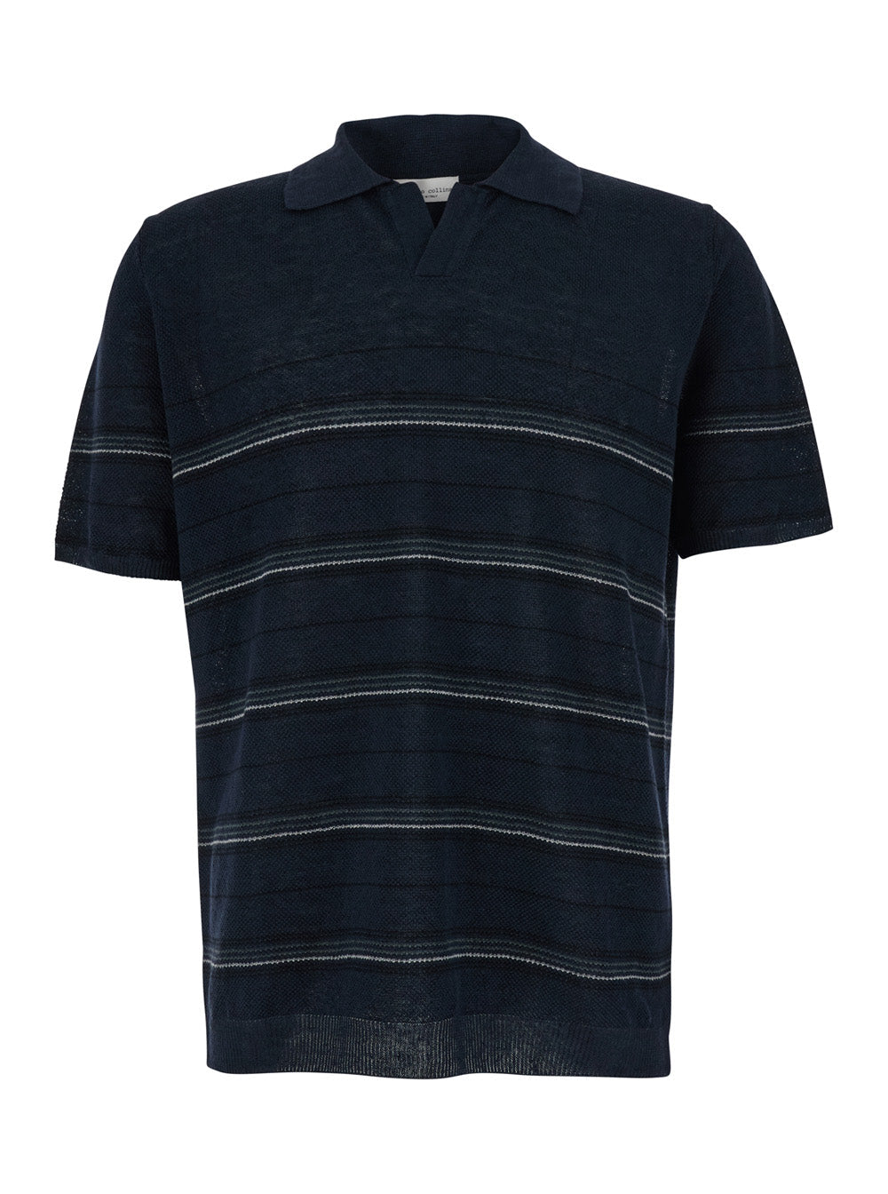 Riga Cotone - Blue T-Shirt With Round Neck And Short Sleeves For Men Blu Tshirts Polo Shirts