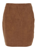 Suede Mini Skirt Brown In Leather Women Goat