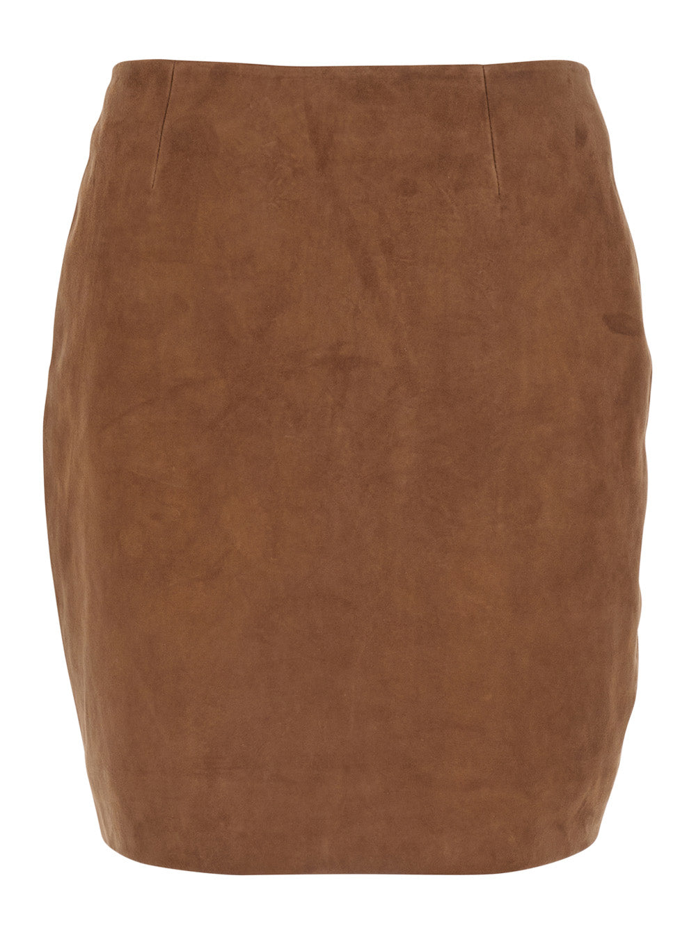 Suede Mini Skirt Brown In Leather Women Goat