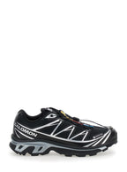 Sneaker XT-6 S-Lab with Drawstring in Mesh and Tech Fabrics Black