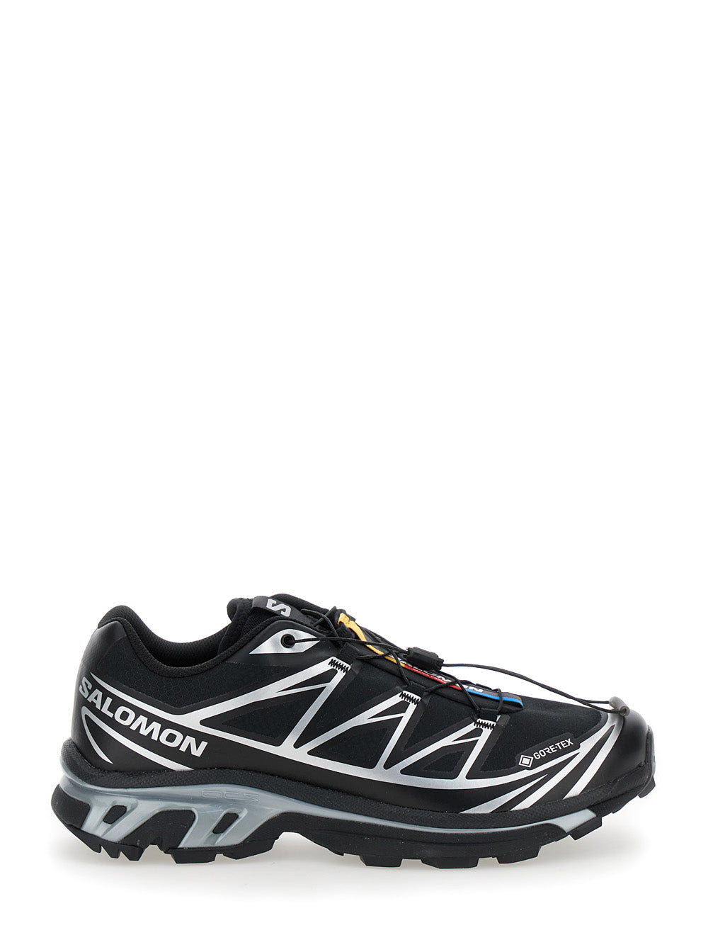 Sneaker XT-6 S-Lab with Drawstring in Mesh and Tech Fabrics Black