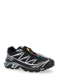 Sneaker XT-6 S-Lab with Drawstring in Mesh and Tech Fabrics Black