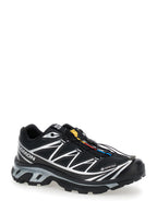 Sneaker XT-6 S-Lab with Drawstring in Mesh and Tech Fabrics Black