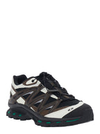 Xt Quest Brown Sneakers With Logo Patch On The Side And Panelled Design Tech Fabric Unisex - UK 7