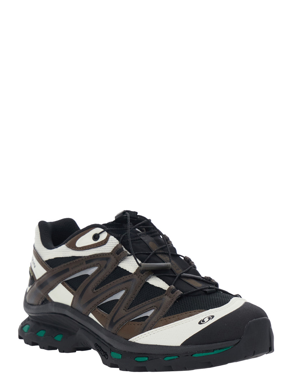 Xt Quest Brown Sneakers With Logo Patch On The Side And Panelled Design Tech Fabric Unisex - UK 9½
