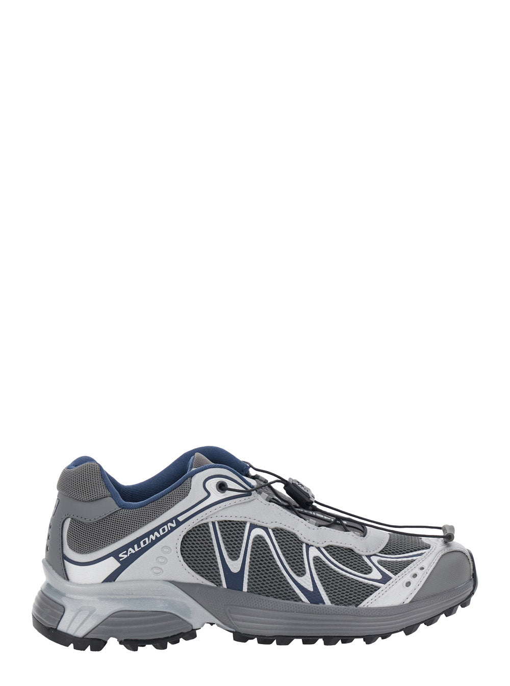 Xt-Whisper Grey Sneakers With Printed Logo On The Side And Drawstring Closure Fabric Unisex - UK 11