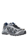 Xt-Whisper Grey Sneakers With Printed Logo On The Side And Drawstring Closure Fabric Unisex - UK 11