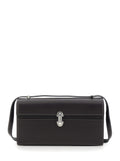 Shoulder Bag Simmetry with Top Strap and Turn Lock Closure in Brown Leather for Women Crossbody