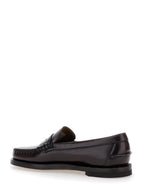 Dan Bordeaux Pull-On Loafers Leather Woman - US 9