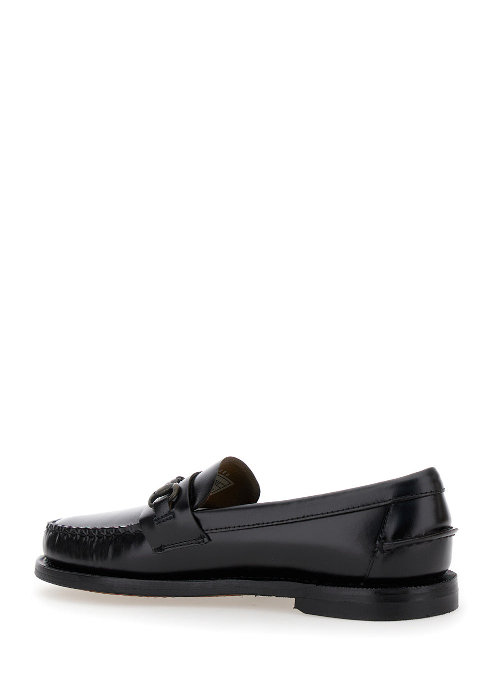 Joe Loafers With Horsebit Black Leather For Women - US 8½