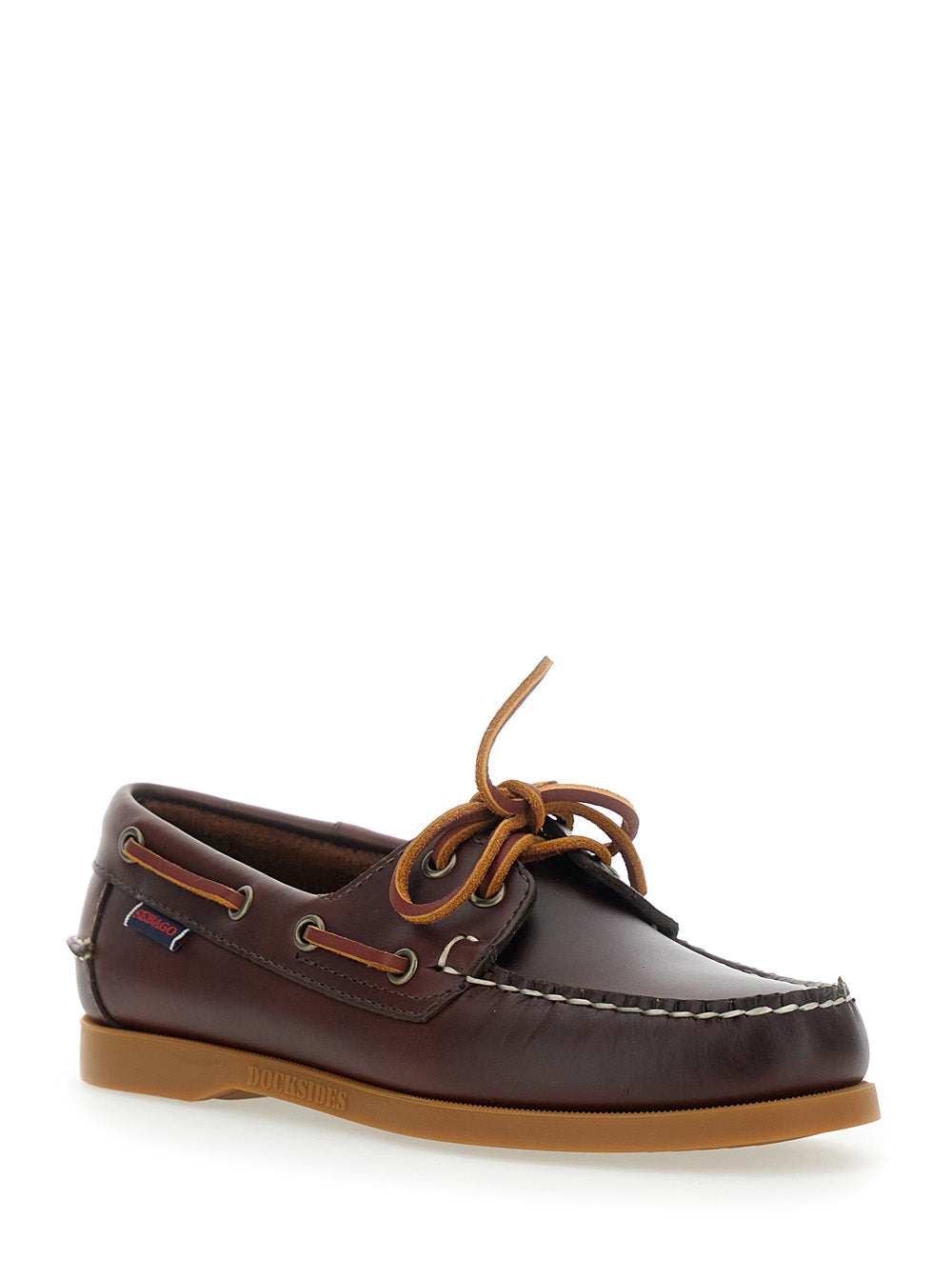 Loafers Docksides Portland Waxed Woman Brown With Rounded Toe Leather Women