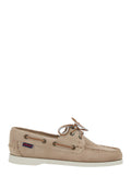Loafers Portland Flesh Out Beige With Rounded Toe Leather For Women
