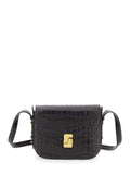 Shoulder Bag BELLISSIMA MINI with Brown Leather Details for Women Cow Crossbody