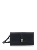 Shoulder Bag Stella Ryder with Logo Padlock Detail on the Front in Black Ecoleather for Women Polyamide Crossbody