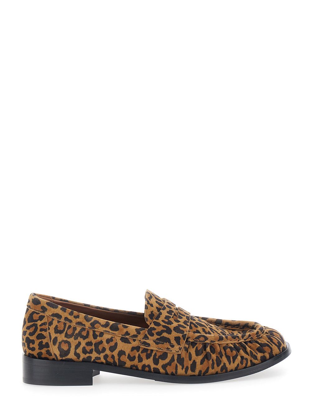 Loafers Revue Africa Brown With Rounded Toe Leather Women - IT 40