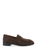 Revue Loafers Brown With Rounded Toe Leather Women