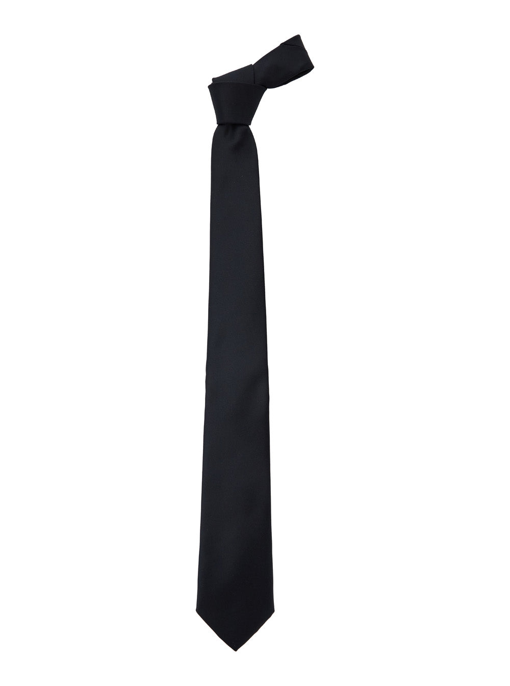 Blue Tie with Back Knot Closure in Tech Fabric for Men Blu Polyester Papillon And Ties