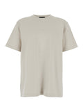 NISO Gray T-Shirt with Round Neck in Cotton for Men Grey Tshirts And Polo Shirts