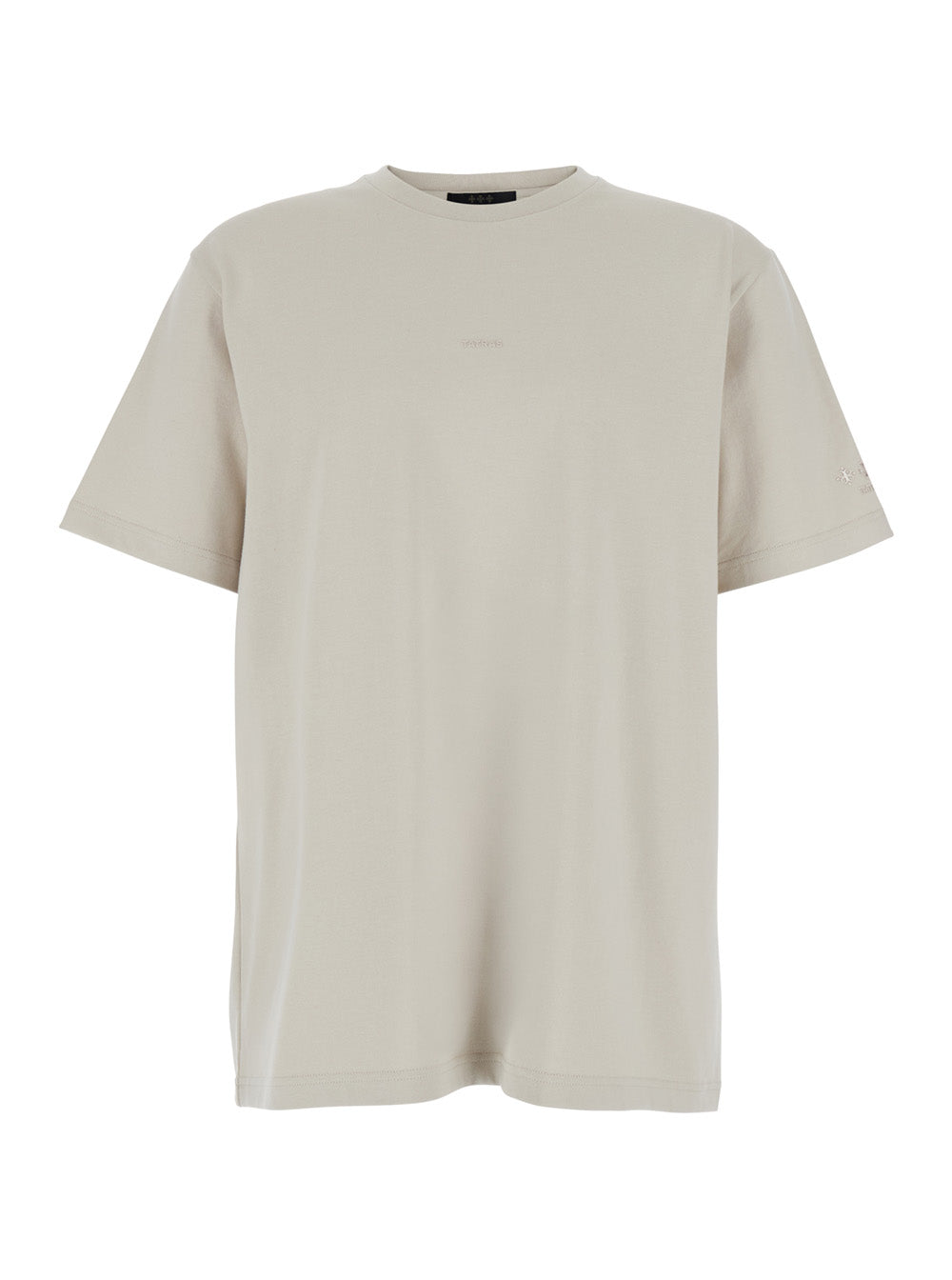 NISO Gray T-Shirt with Round Neck in Cotton for Men Grey Tshirts And Polo Shirts