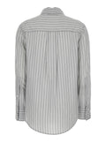 WATCH Gray Shirt in Lyocell and Silk for Women Grey Blouses