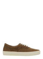 Brown Jude Sneakers With Nubuck For Men - IT 42